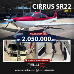 CIRRUS SR22 - 2011 - COTA 50%